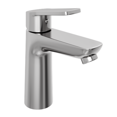 Смеситель для раковины Abelsberg Lineara UNF23508CH, глянцевый хром