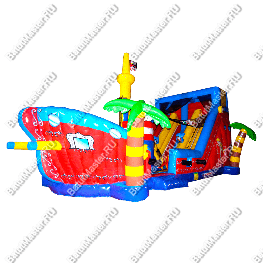 Надувной корабль "Приключения пиратов"