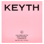 KEYTH, розовый магнитный кушон, оттенок 01 слоновая кость, 15 г (0,52 унции)