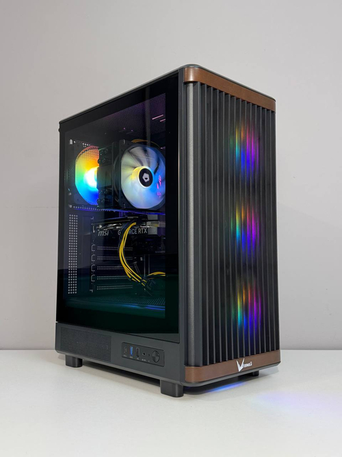 ПК игровой (Intel Core i5-14400f, GeForce RTX 4060 DUAL OC, Intel H610, 32 Гб DDR4, 500 Гб SSD). Модель PlaZa Gaming.Classic 056.