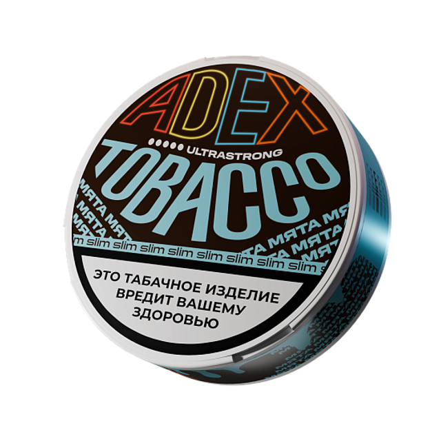 Жевательный табак Adex UltraStrong Slim - Мята 9г