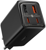 Зарядное устройство Baseus GaN6 Pro 2C+2U 65W USB Type-C, USB черный
