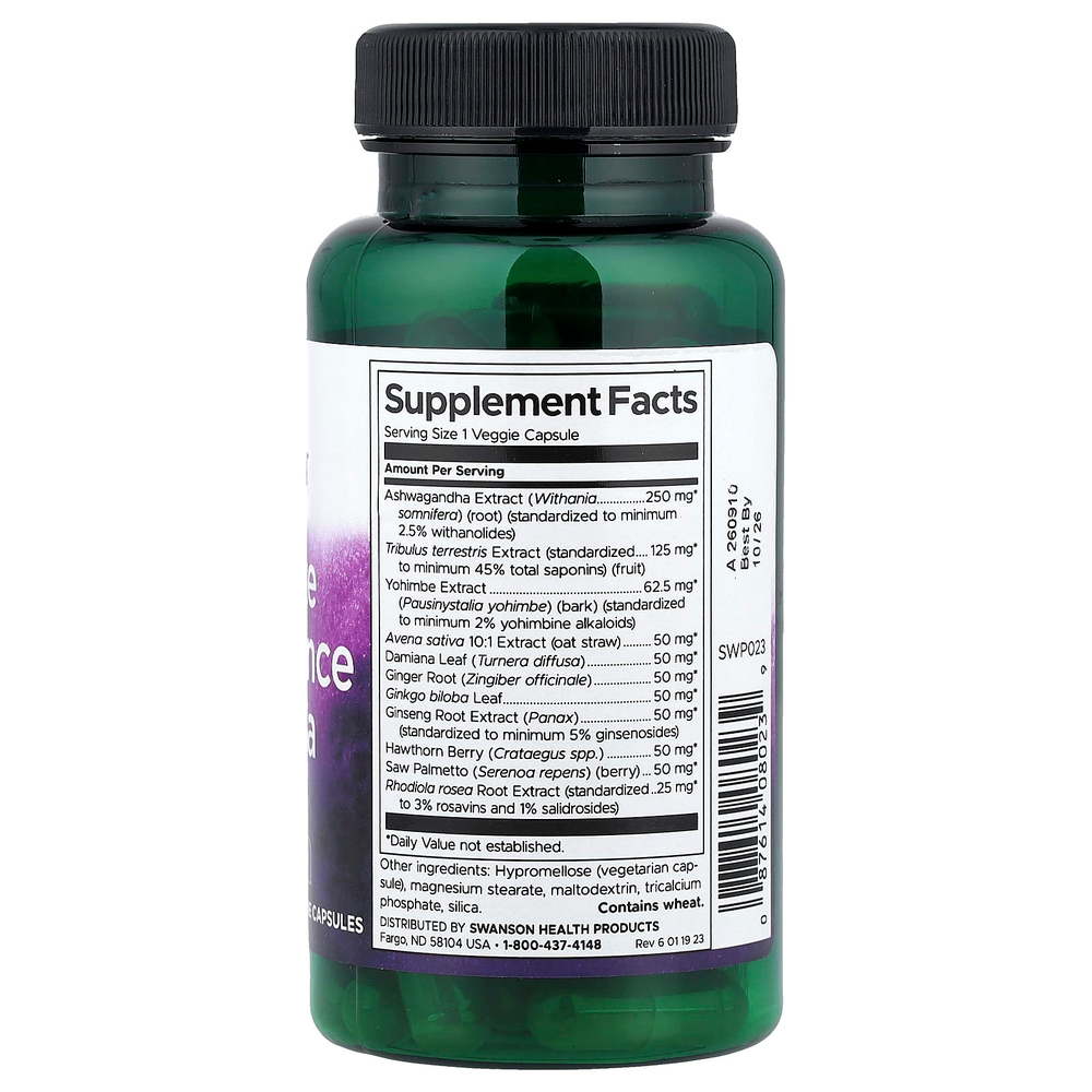 Swanson Vitamins, Ultimate Performance Formula, мужское здоровье, 60 растительных капсул