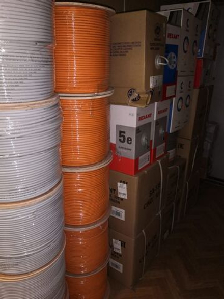 Кабель витая пара Panduit PUFL6X04WH-HED-040М-P U/FTP cat.6A 4 пары (40 м) 0.57 мм (23 AWG) одножильный, чистая медь, LSZH, белый