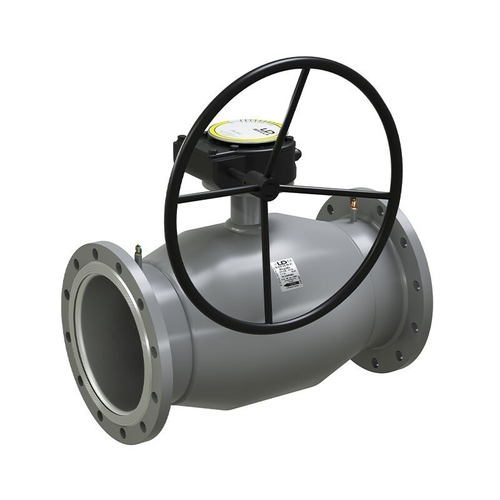 Кран стальной шаровой цельносварной LD Energy Regula, DN-200 PN-16, длина-450мм, стандартнопроходной, фланцевый с редуктором