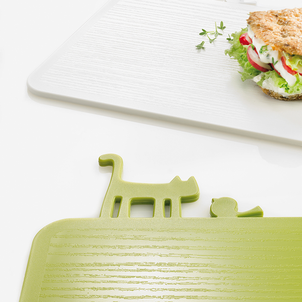 Доска разделочная pip, 30х25 см, белая