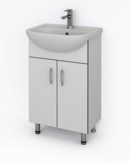 Тумба «ГРЕЙ-47» с умывальником ДОРА-47