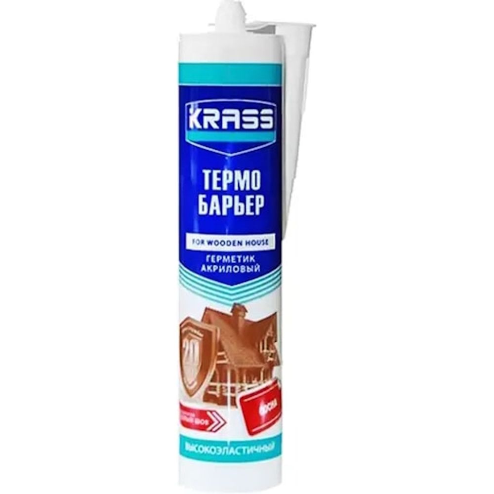 Герметик акрил. KRASS Термо Барьер д/дерев.дома Сосна 310мл  до -18 С