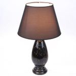 8219/1T CLASSI (В 2-Х КОРОБКАХ) LN26 471 черный, керамика/текстиль Настольная лампа Е27 1*60W 220V SHARLIN