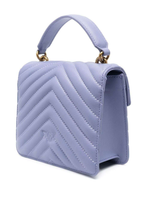 MINI LOVE BAG TOP HANDLE CHEVRON – pommel grey