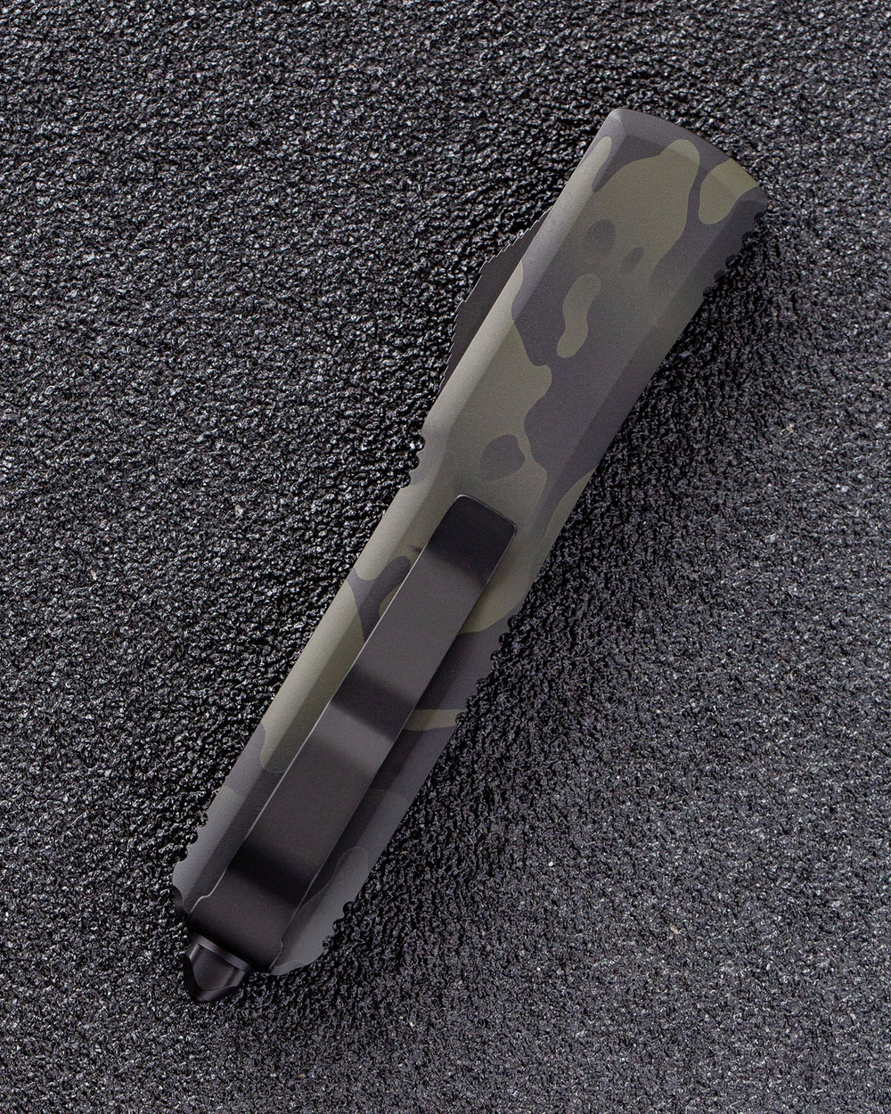 Автоматический складной нож SteelBro Ultratech S/E Standart Black CAMO VG-10 121-1BСS (черный-камуфляж)