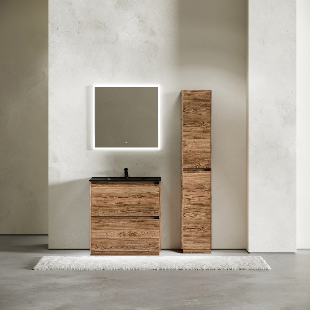 Тумба с раковиной Sancos Libra Floor 80 см LB80FECH дуб чарльстон