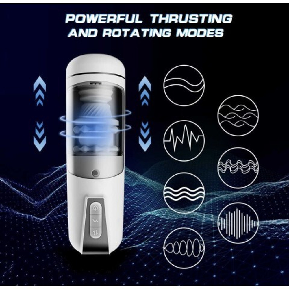 Автоматический мастурбатор с вибрацией Siswet