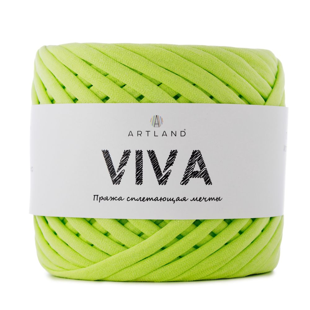 Трикотажная пряжа Viva, 100% х/б, 300 гр, 100 м, фисташка