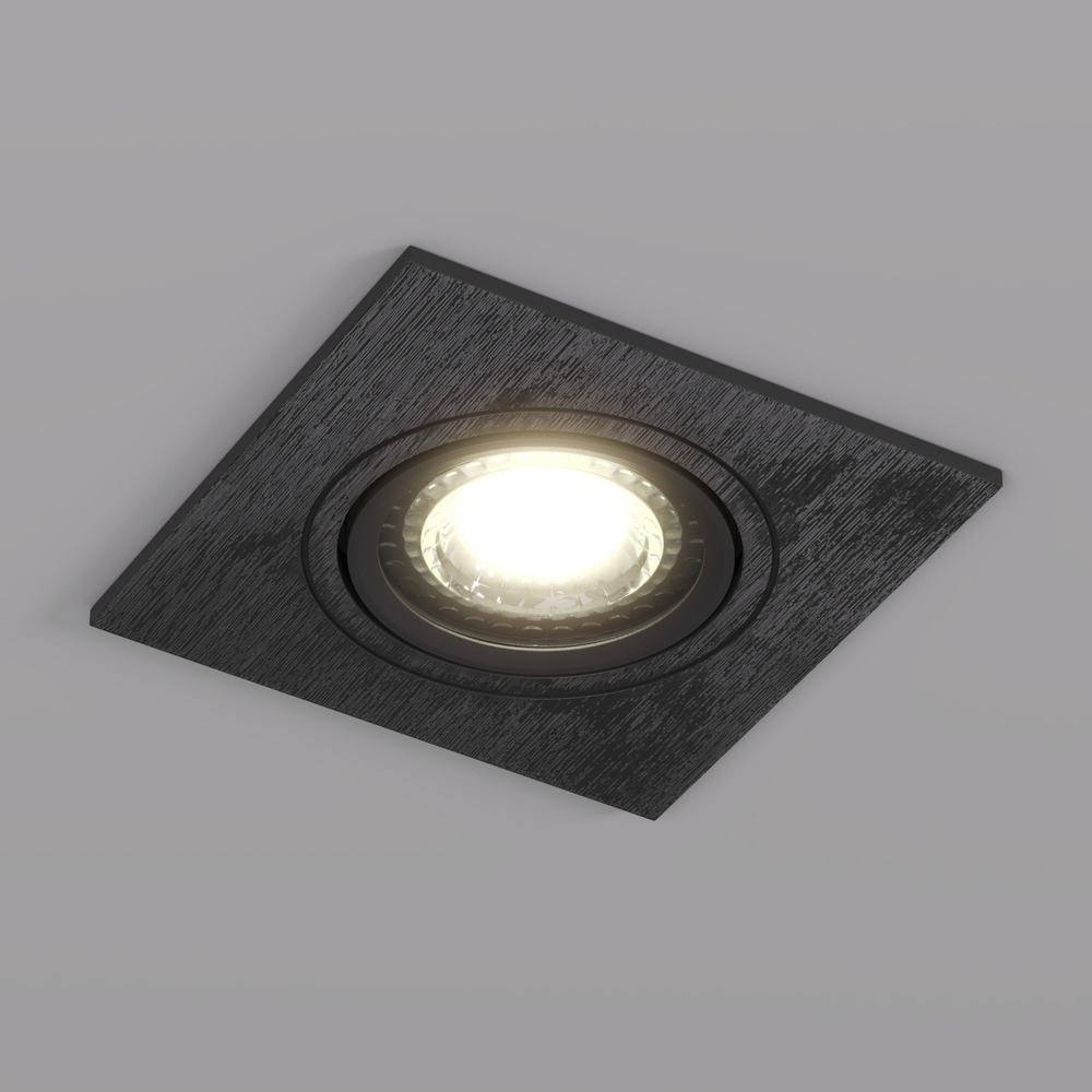 DK3021-BK Встраиваемый светильник, IP 20, 10 Вт, GU5.3, LED, черный, пластик
