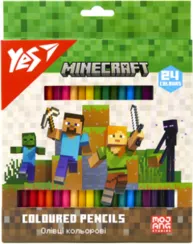 Rəngli karandaş \ Цветные карандаши 24rəng 290770 Minecraft YES