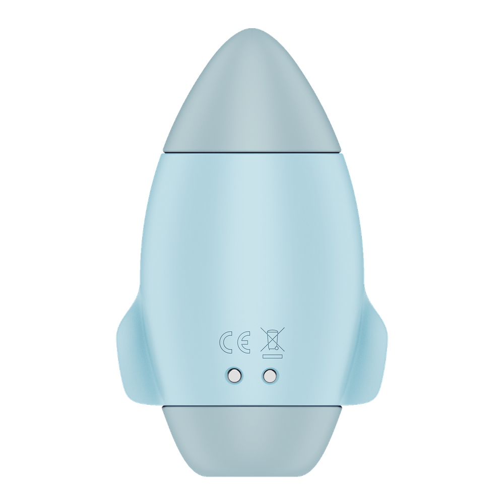Вакуумный стимулятор клитора Satisfyer Mission Control, голубой