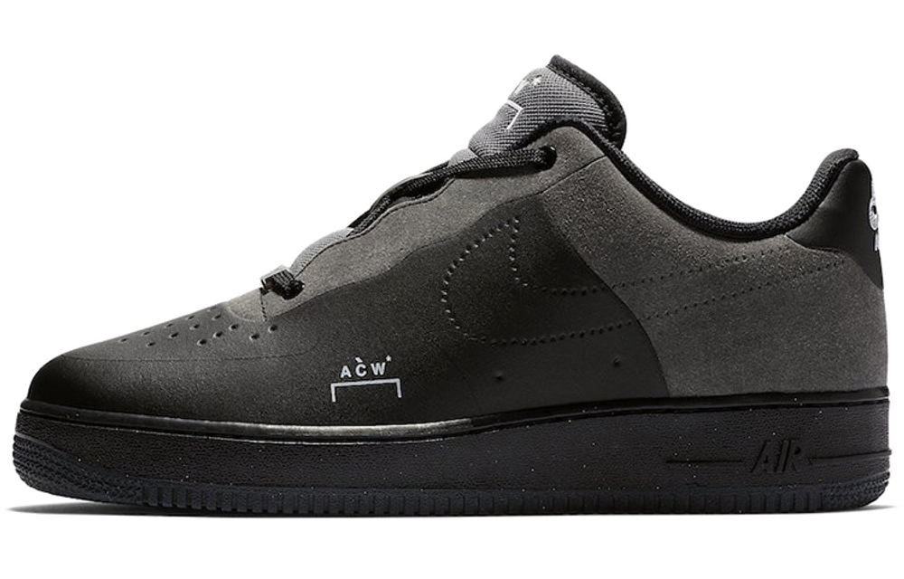 A Cold Wall X Nike Air Force 1 Black Acw Hyper Sneakers