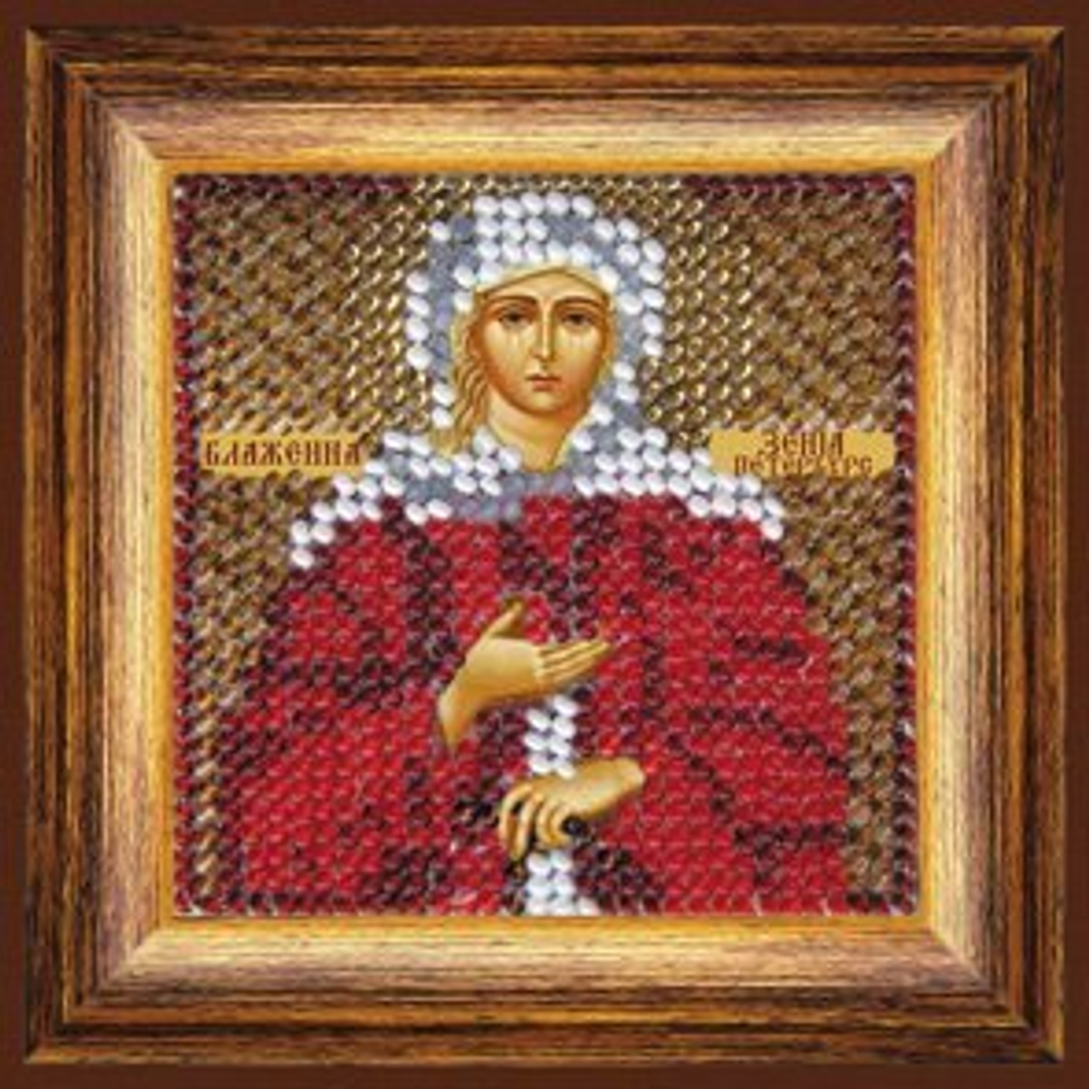 "Икона Св.Блж.Ксения Петербургская"-043ПМИ вышивка