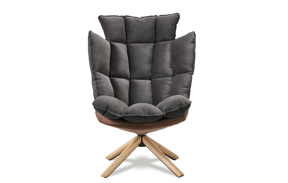 Кресло HUSK DC-1565C коричневое