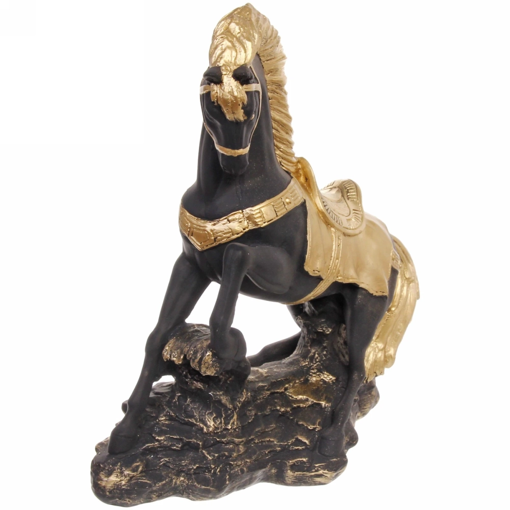 Статуэтка из гипса «Лошадь» 35*35см черный