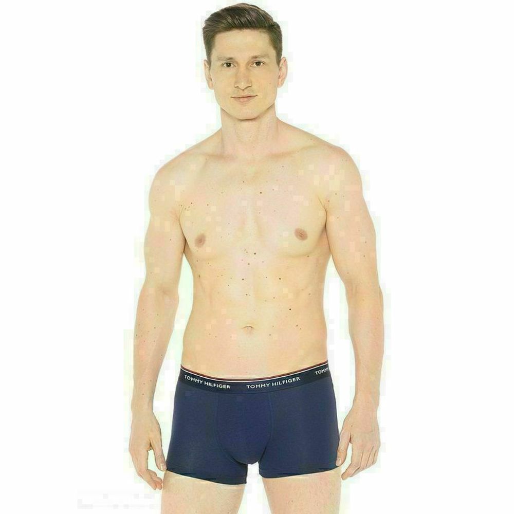 Мужские трусы боксеры темно-синие Tommy Hilfiger Regular Navy