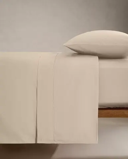 ZARA HOME (300 НИТЕЙ) ПОДОДЕЯЛЬНИК ИЗ ХЛОПКА ПЕРКАЛЬ, БЕЖЕВЫЙ