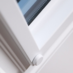 Стальная дверь "Поларис" с окном и лазерной резкой (терморазрыв 3к).