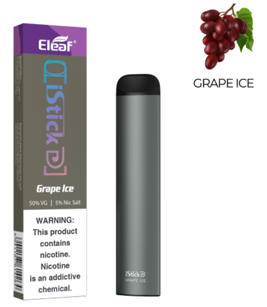 Купить Одноразовый Pod Eleaf IStick D "Grape Ice" 5%