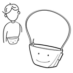 Сумка детская minibag abc friends blue