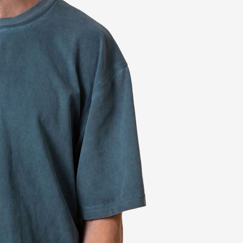 Футболка Меч SS24 Garment Dyed Steel Blue голубая