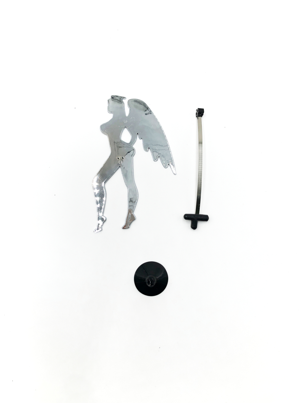 Женщина на торпеду металлическая "Ангел"