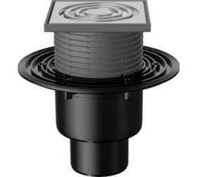 Трап регулируемый Fachmann T 310.0 SOsP 122x122 (вертикальный выпуск, без гидрозатвора, DN50/75/110)