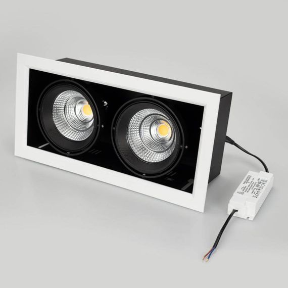 Встраиваемый светодиодный светильник Arlight CL-Kardan-S375x190-2x25W Day4000 027927
