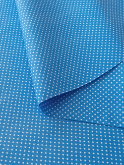 Ткань бязь плательная, рис. "Горох 2 мм", ширина 150 см, арт. 050