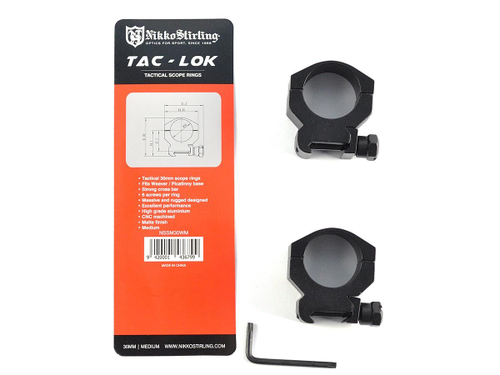 Кольца Nikko Stirling Sport Match, на Weaver, 30мм, средние