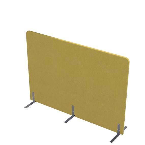 011.МПО.1612 Акустическая мобильная перегородка на стационарных опорах (1600*450*1200)