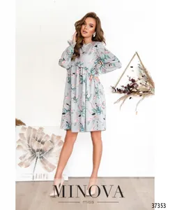 Платье 3131-серый Minova