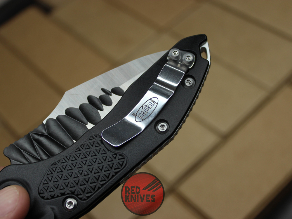 Нож Microtech Stitch Black / BLK A+++ алюминиевая рукоять 169-1ODBK