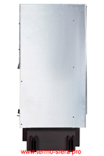 Каминная топка Экокамин ДЕЛЬТА 800 LB два стекла левая принтинг черный шамот