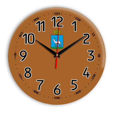 Часы с логотипом Самара 10 Декор для дома, подарок