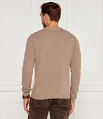 Шерстяной свитер Aeronautica Militare - бежевый(MA1518L417)