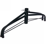 Ёлка «Кружевница» 240 см, ПВХ+Леска с шишками белая снежная посыпка (819 веток)