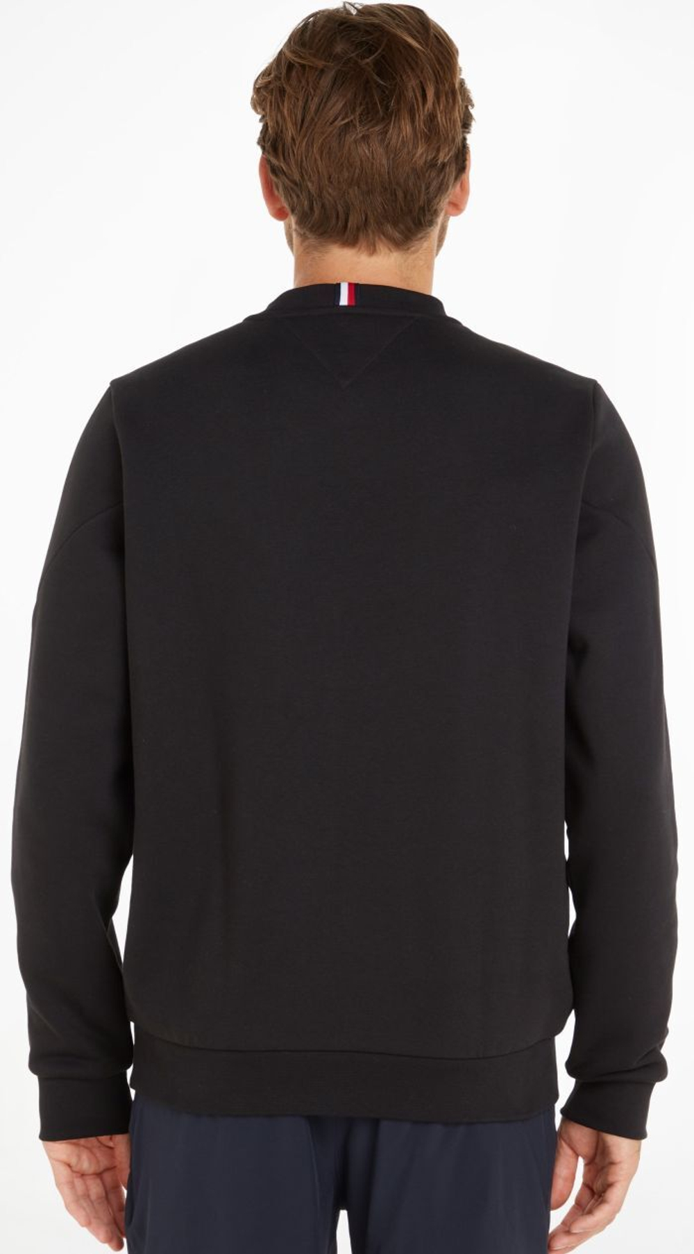 Куртка теннисная Tommy Hilfiger Essentials Crew - Black