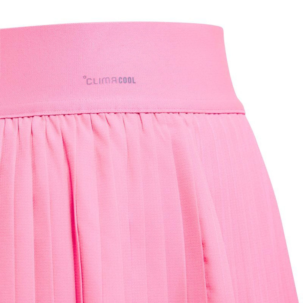 Юбка для девочки теннисная Adidas Girls Club Tennis Climacool Pleated - Розовый