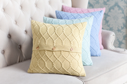 Наволочка декоративная 40х40 Luxberry Lux 34 горчичная Португалия фото