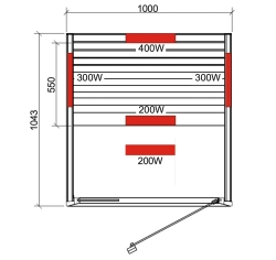 HARVIA ИК кабина Onni infra Mini одноместная