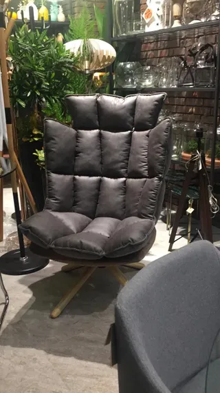 Кресло Hush с двусторонней подушкой, серое