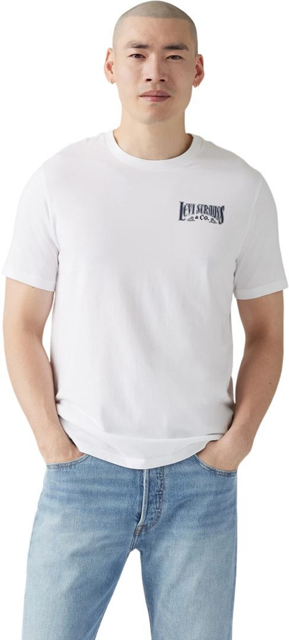 Футболка Levis GRAPHIC CREWNECK TEE белый