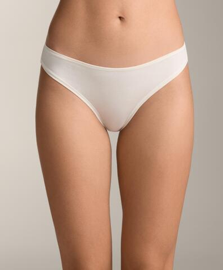 OYSHO Набор из пяти классических трусиков из смесовой хлопковой ткани, бежево-розовый